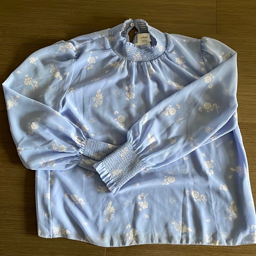 Wilfred from Aritzia long sleeve blouse
